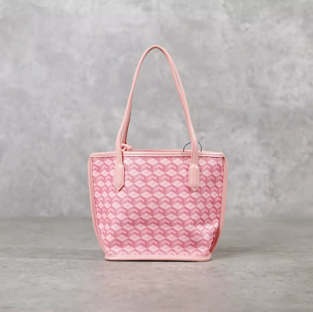 Tas CHRISTY NG MONOGRAM PATTERN PINK TOTE BAG 100% ORIGINAL