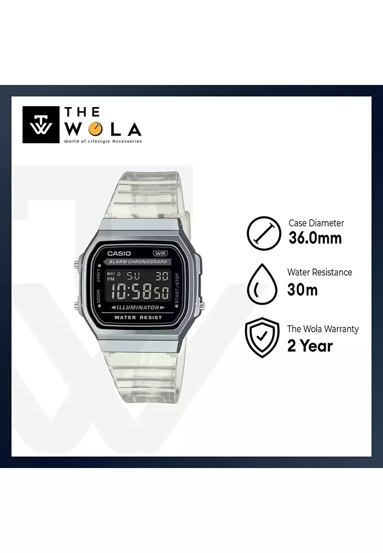 Transparent 2025 digital watch