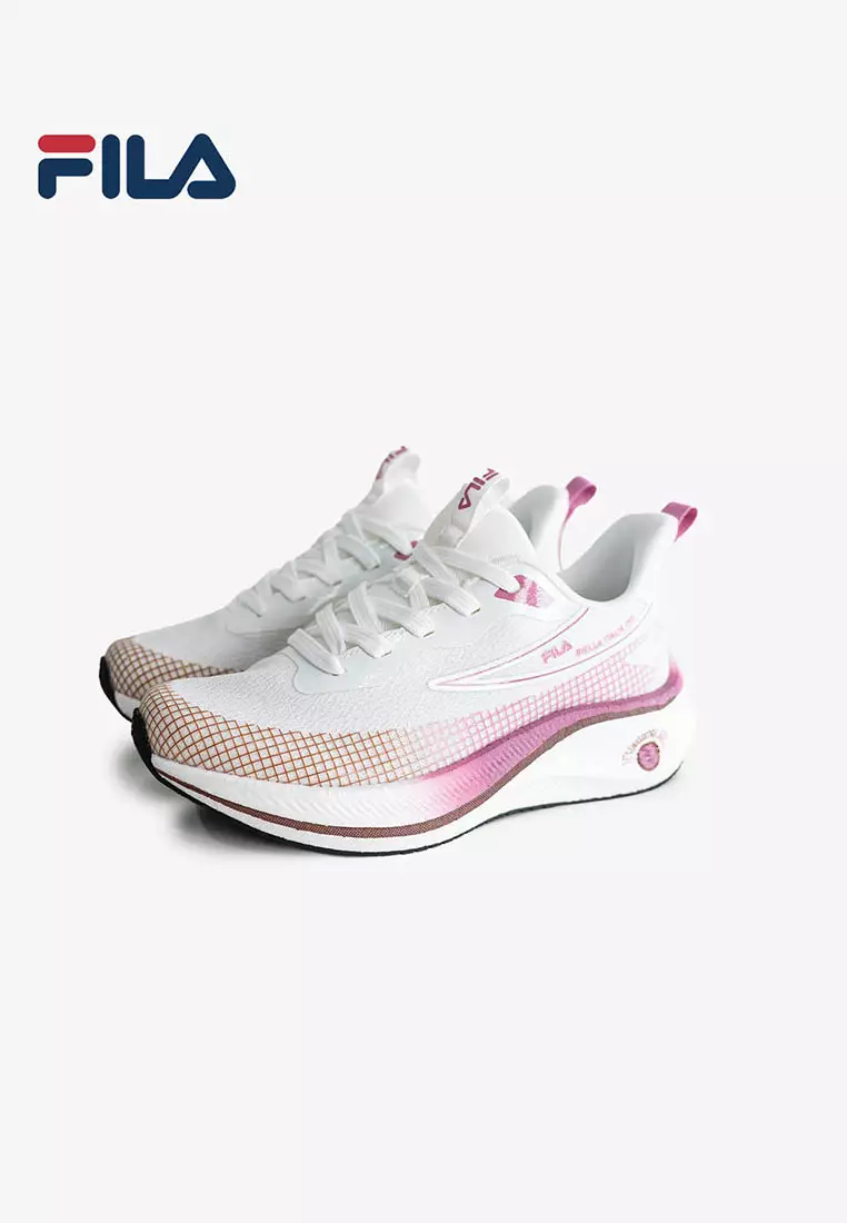 Womens Lite Dive Run LS WHT/Mauve