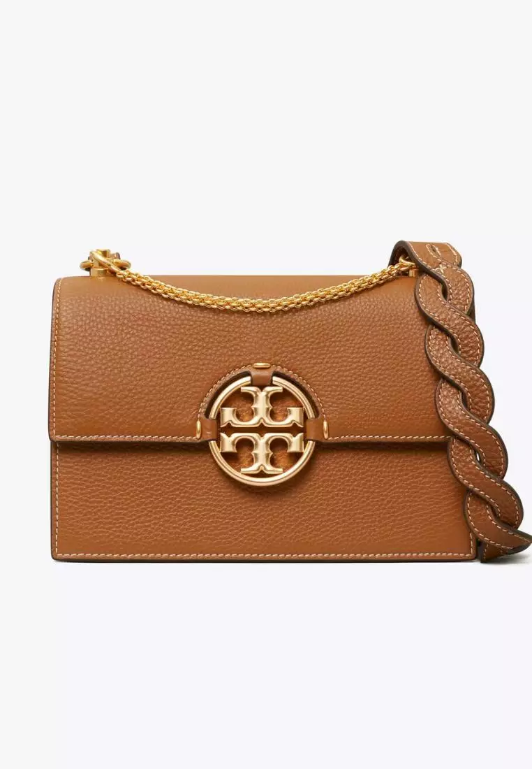 Tory Burch Small Miller Shoulder Bag Light Umber