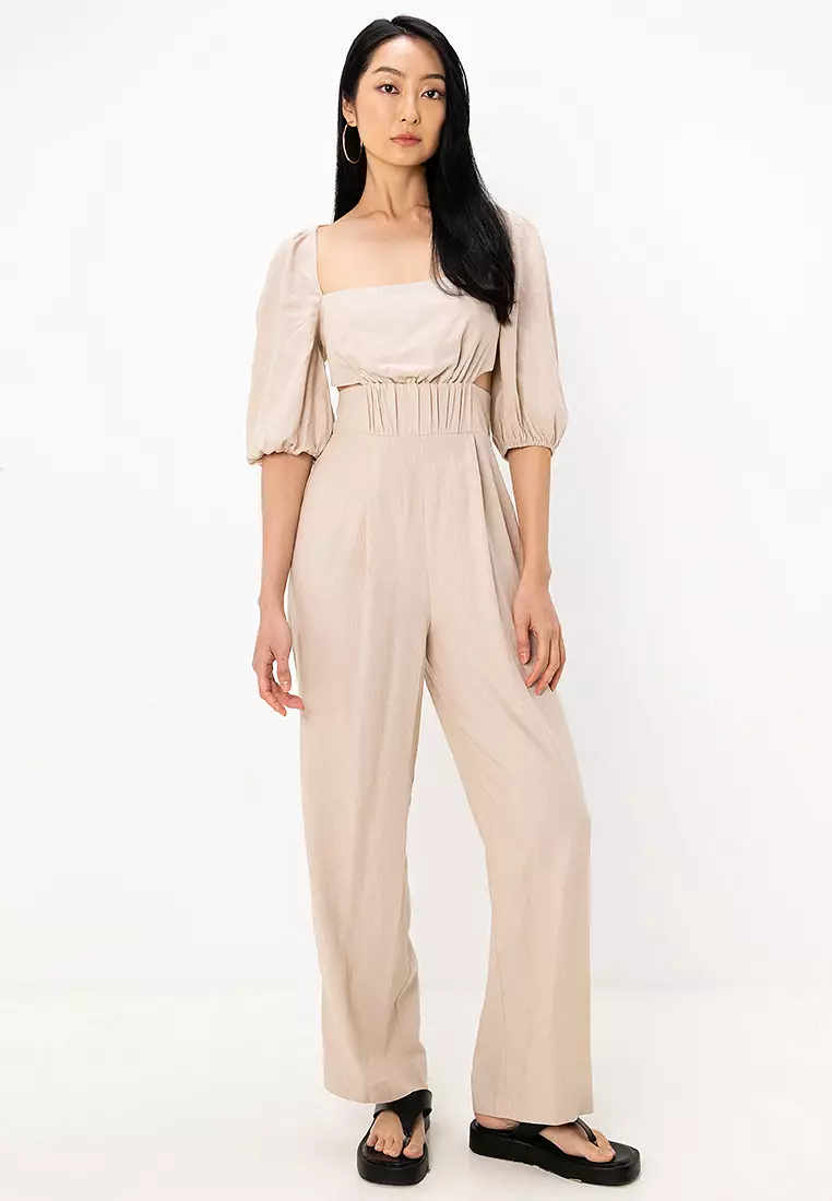 Asos Design Asos White Lace Jumpsuit ASOS DESIGN Double Layer