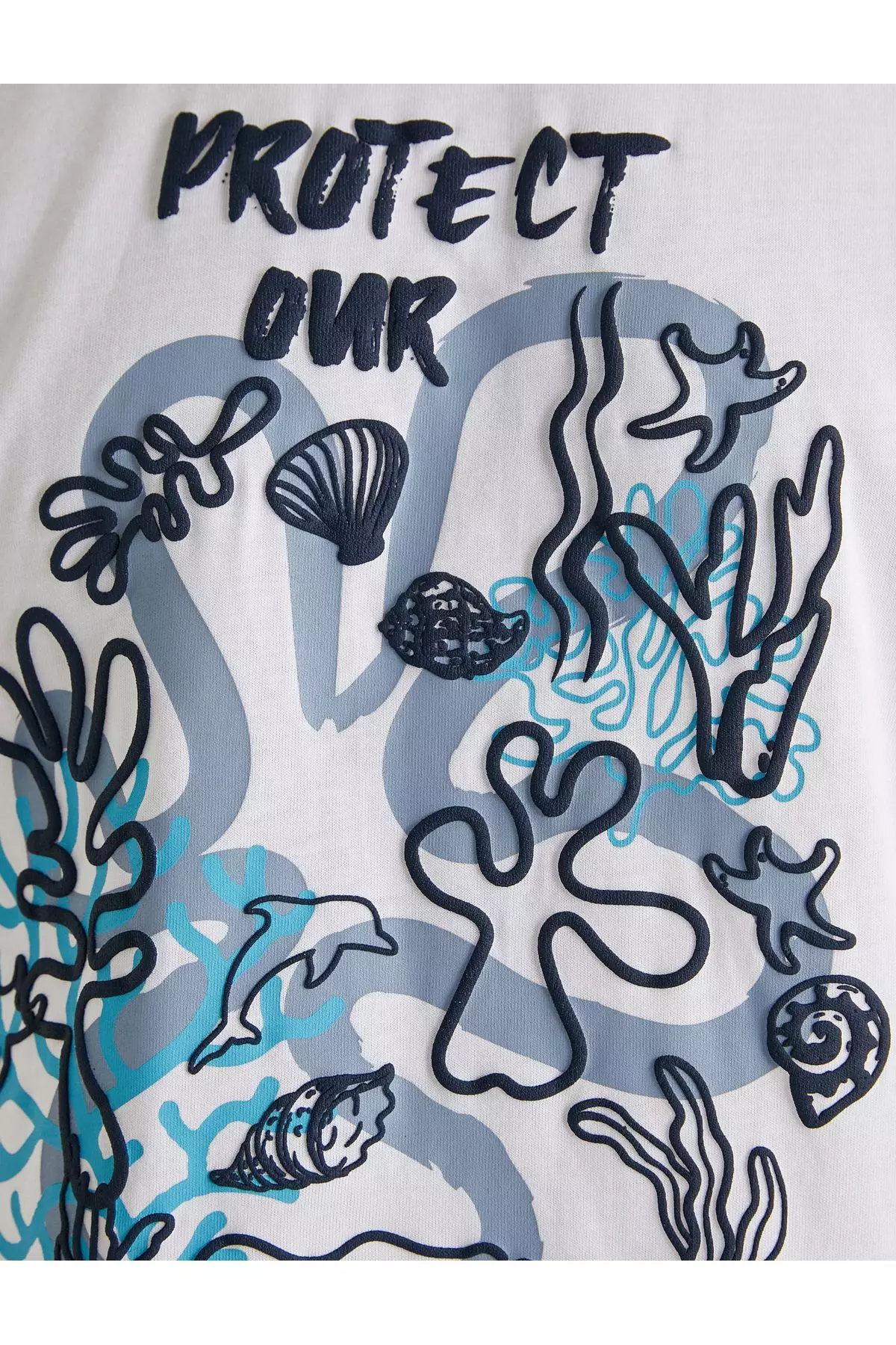 Oversize T-Shirt Printed Short Sleeve Crew Neck