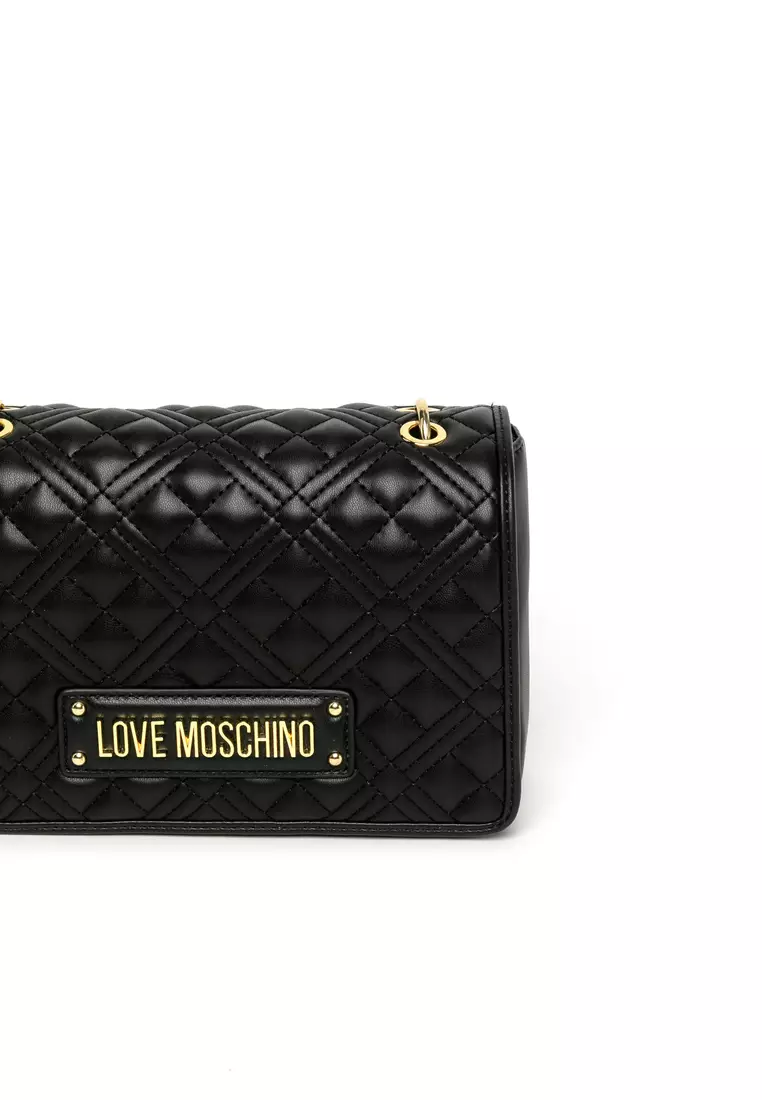 Quilted crossbody love moschino online