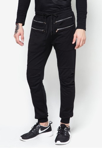 Zipper Pocket Jogger Pants, esprit retail服飾, 長褲