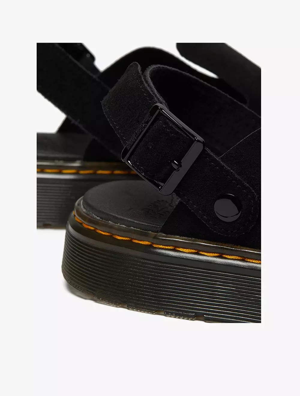 Dr. Martens Carlson Mule Black EH Suede