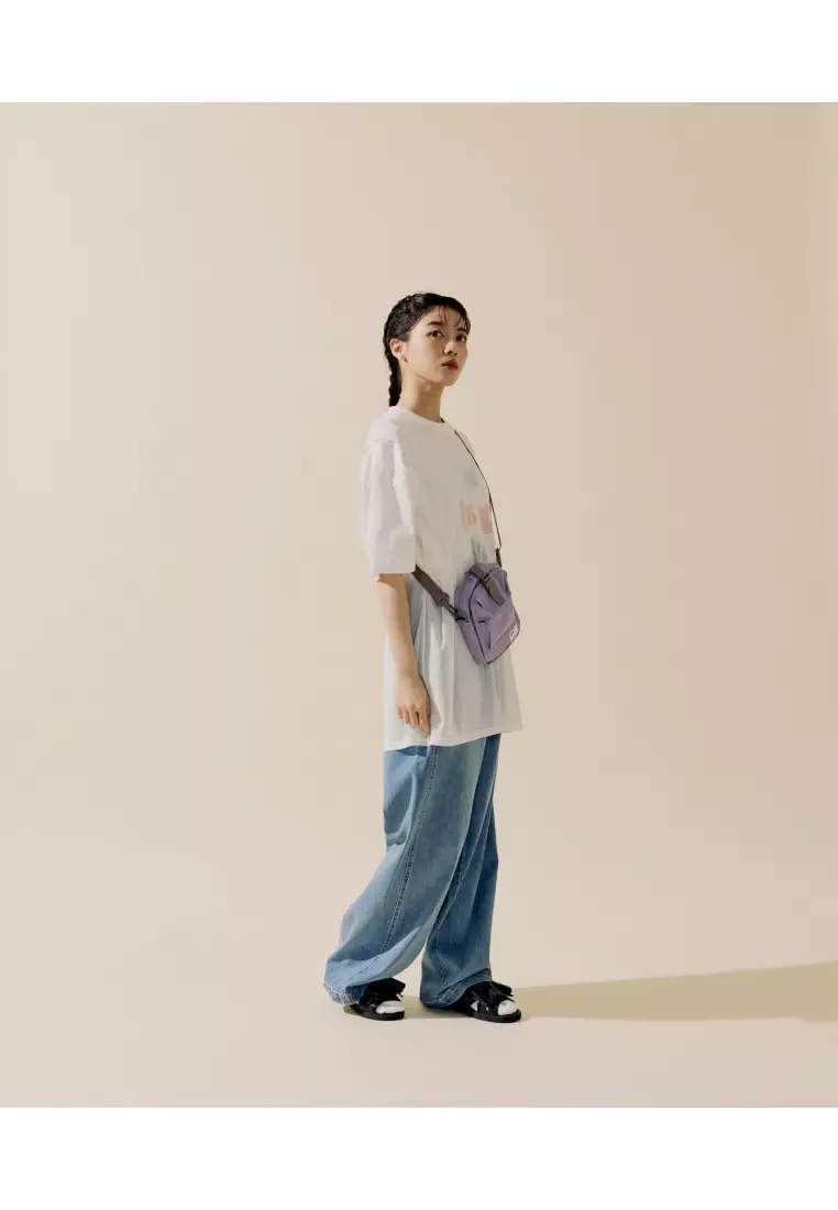 Plain-Me Travel Bag-Lavender Polyester 100%
