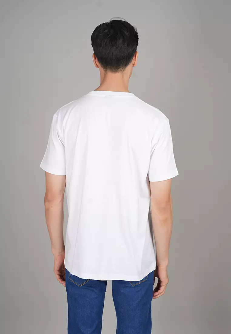 LGS Street - Holiday - Kaos - Streetwear - Putih - Unisex - Cat - ST.30.H061.001.C