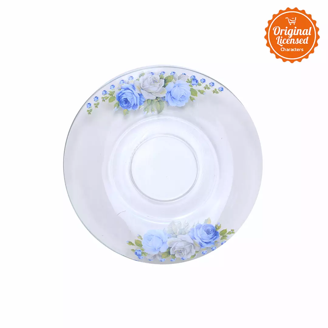 Briliant 8pcs Cup and Saucer Set Summer Blue Rose A