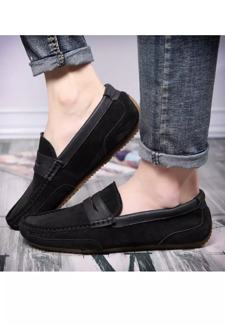 Color Matching Suede Loafers & Boat Shoes YY8900