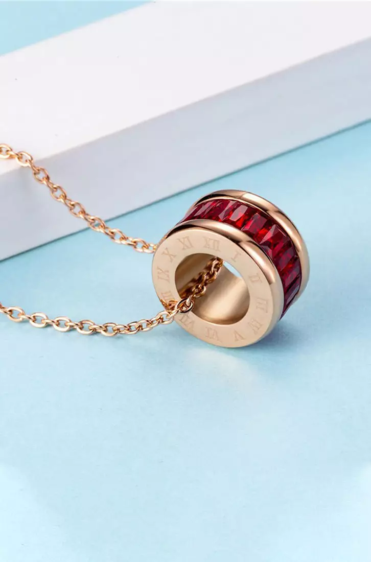 Bvlgari discount necklace red