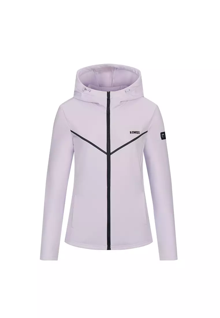 女裝 K-SWISS LOGO 連帽外套