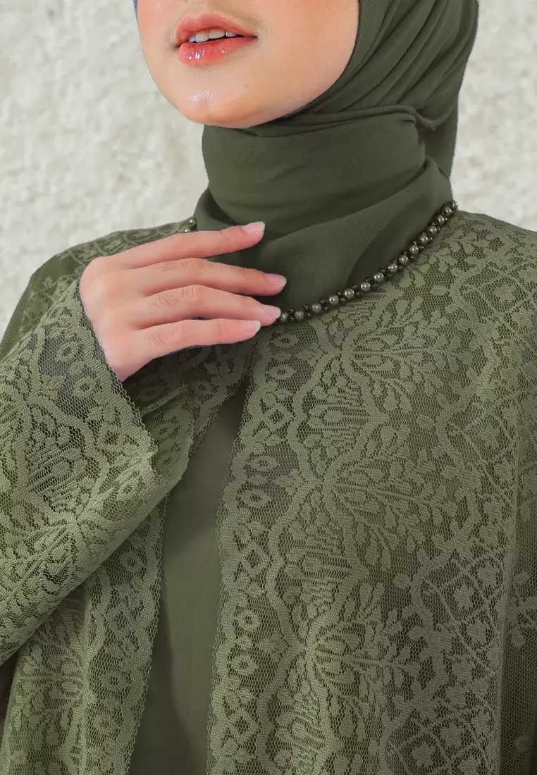 Tunic Army Brukat Elegan Look By Brilliant Girl