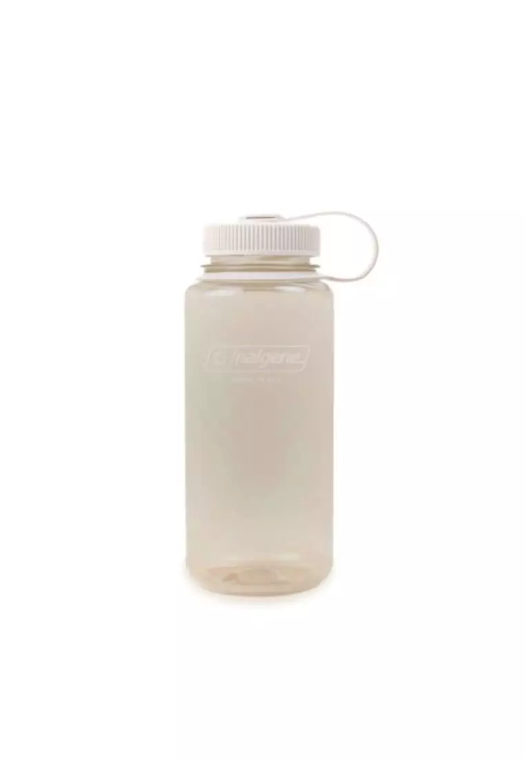 Nalgene 16oz Wide Mouth Sustain Water Bottle - Cotton (Monochrome)