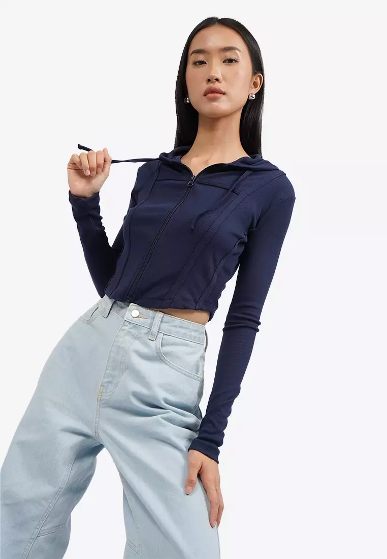 Zipped Up Hoodie Jacket