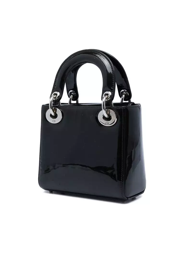 Pre-Loved Dior Mini Patent Lady Dior