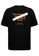 GRIMELANGE black Mark Men Black/Orange T-shirt E2E74AA0F0CFEBGS_7