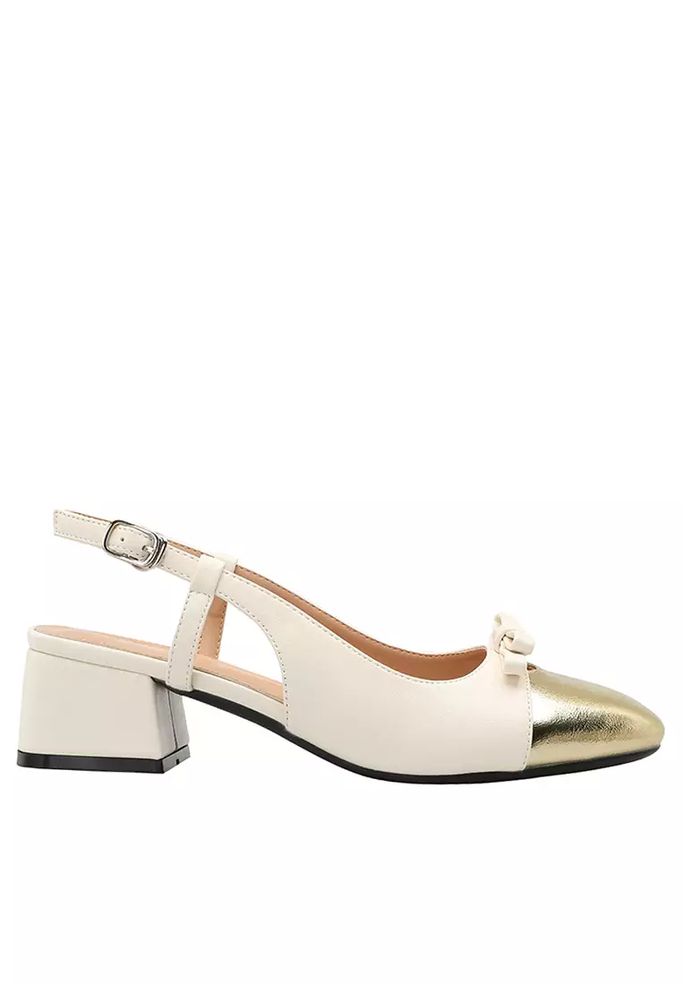 Discount on Twenty Eight Shoes  shoes - SKU: 5CM Bow Knot Slingback Heel TE818-3