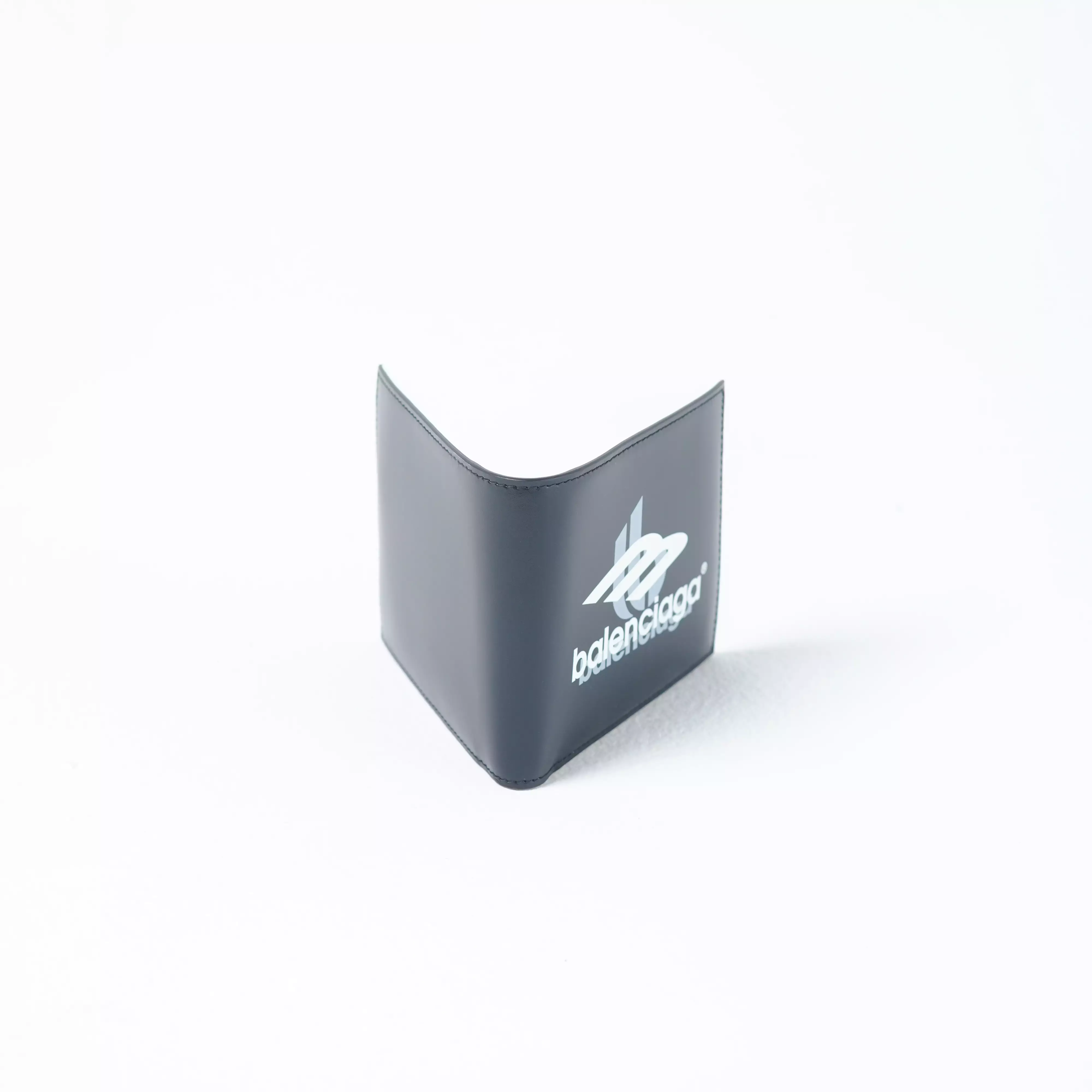 Dompet BALENCIAGA CASH SQUARE WHITE BLACK BIFOLD WALLET 100% ORIGINAL