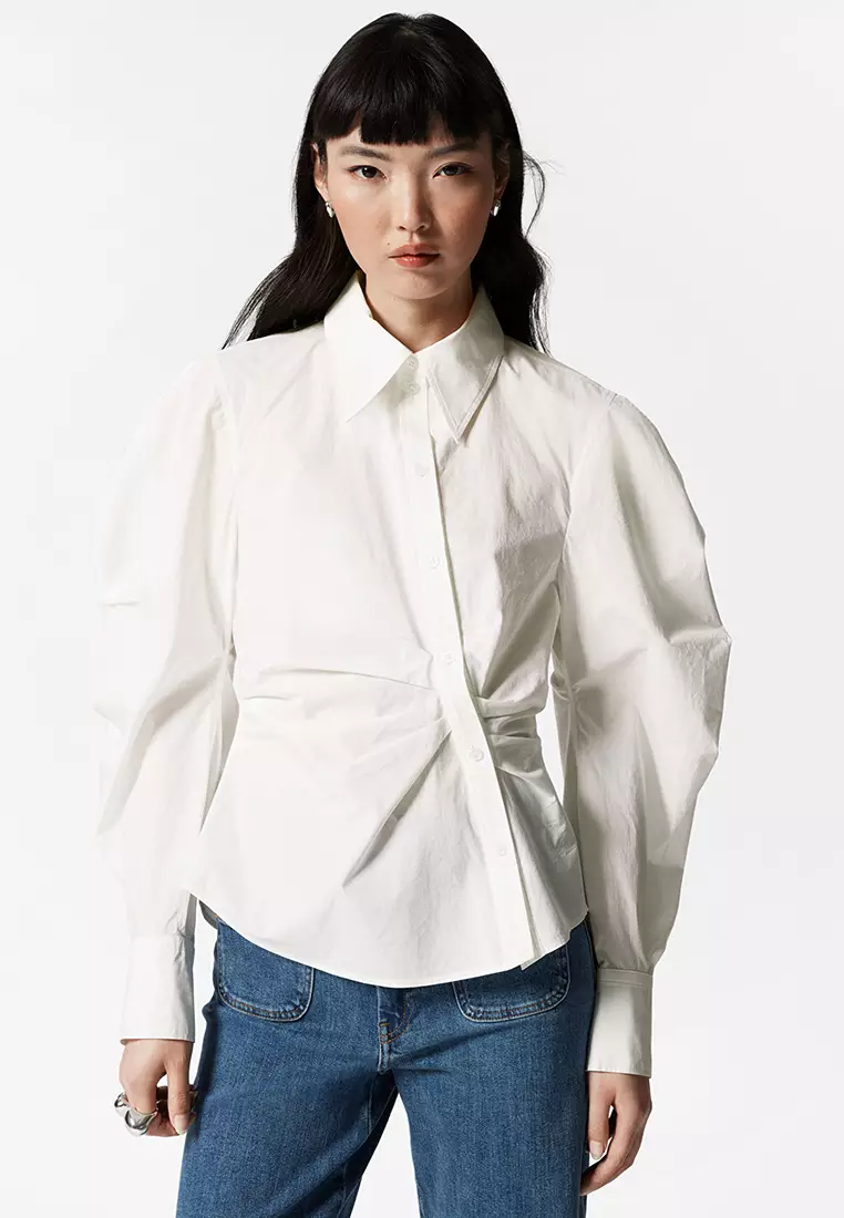 Asymmetrical Cotton Shirt