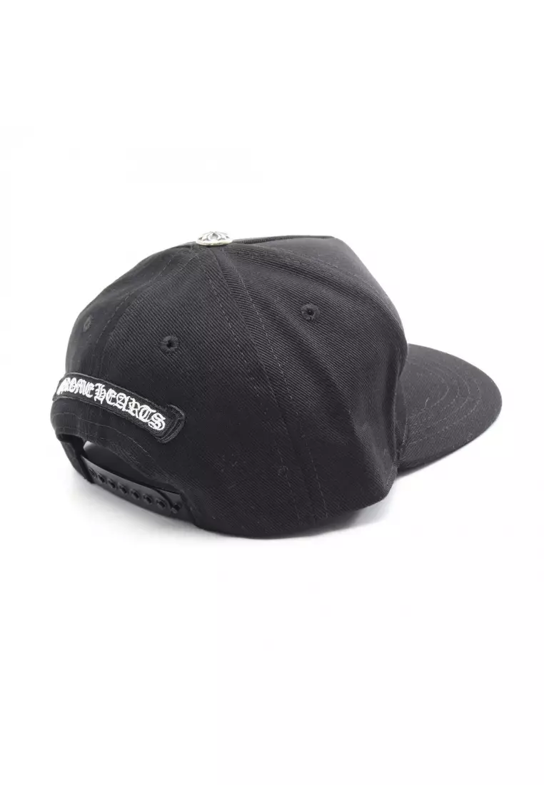 Chrome Hearts Pre-Loved Chrome Hearts RS 3 Cross cap cotton black