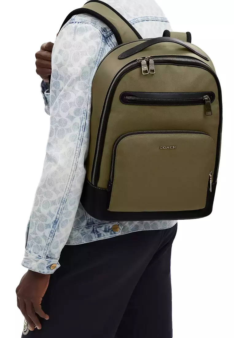 Ethan Backpack Bag In Olive Drab CO992