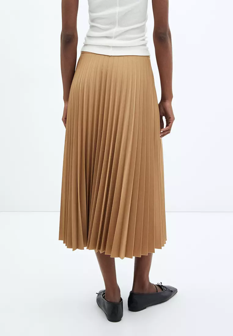 Buy Mango Pleated Midi Skirt 2024 Online ZALORA Singapore