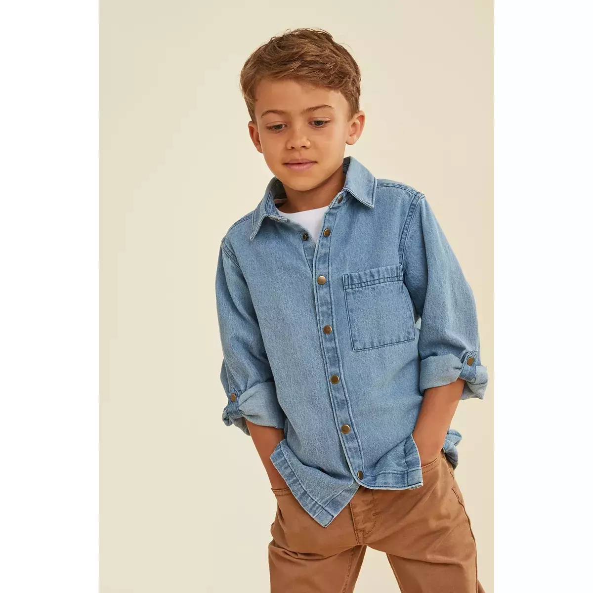 Mothercare Brown Trousers - Celana Panjang Anak Laki-laki (Cokelat)