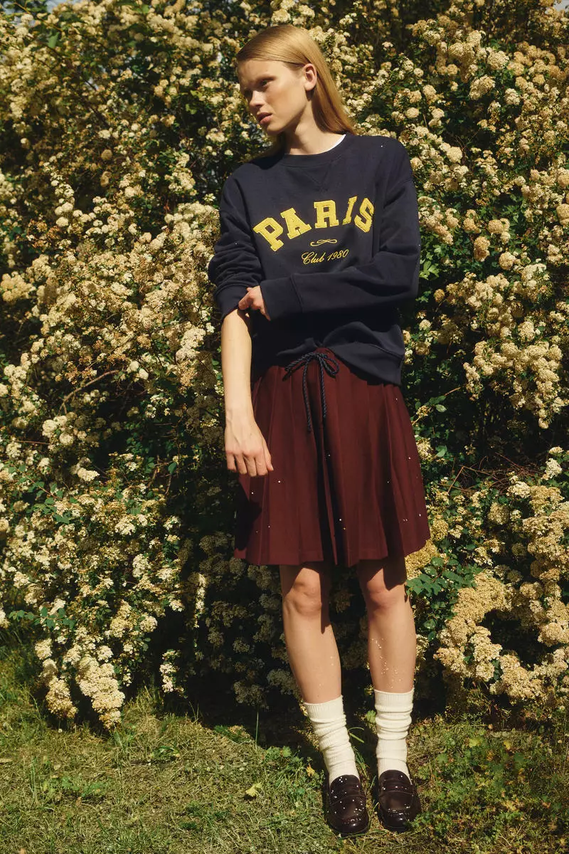 Text-motif sweatshirt