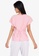 ZALORA WORK pink Wrapped Button Top 4F3DAAABC8FB79GS_6