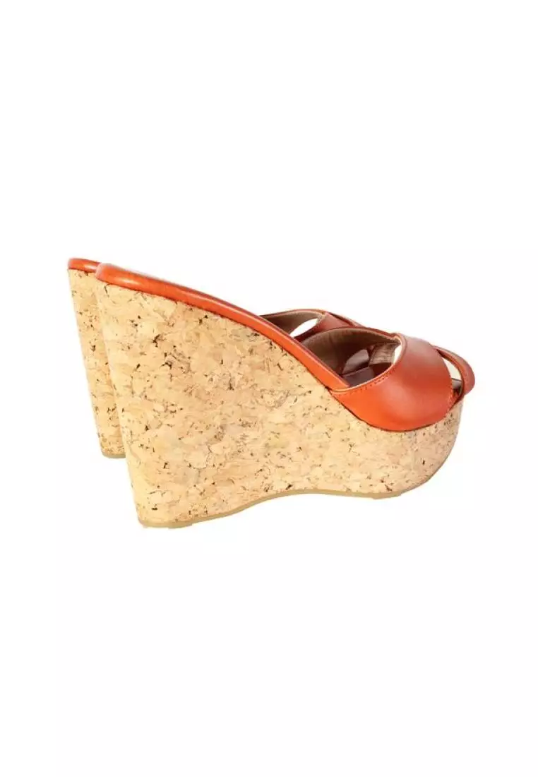 Jimmy Choo Pre Loved JIMMY CHOO Cork Wedge Sandals 2024 Buy
