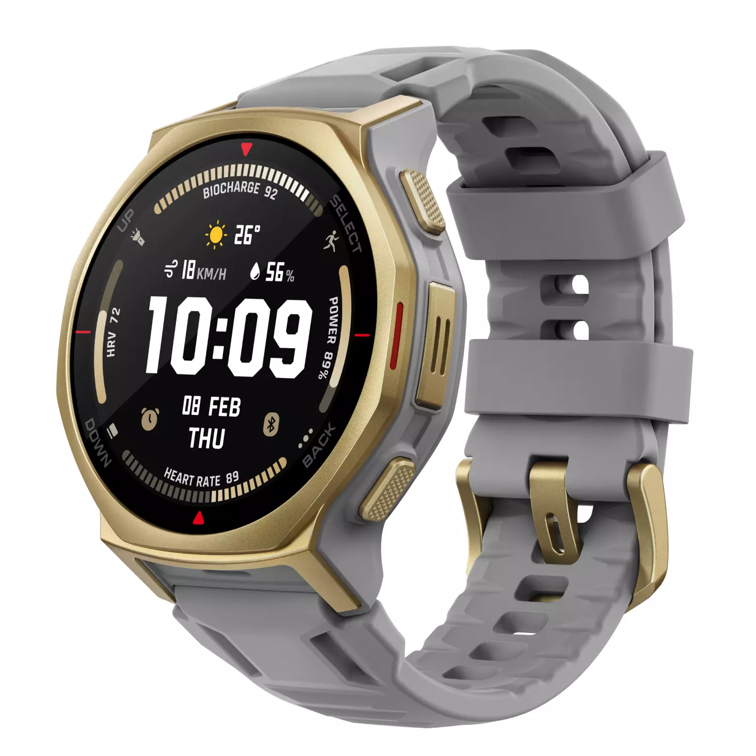 Amazfit T-Rex 3 Pro 44mm Artic Gold | Smartwatch Outdoor GPS | 1,32" AMOLED Sapphire Glass | 17 Days Battery | 180 Sport Modes 