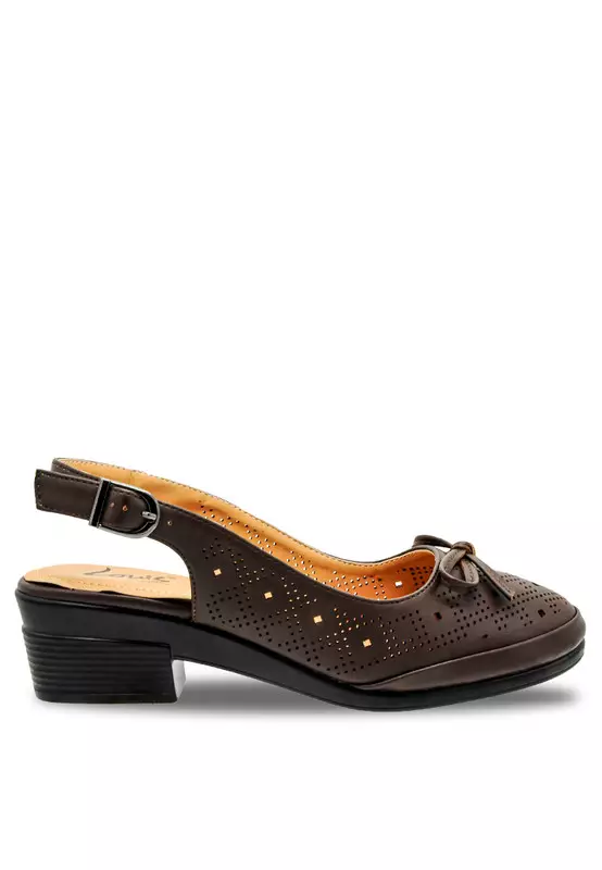 Solid Tone Slingback Heels