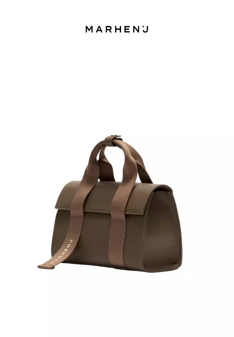 LUDY Vegan Leather Crossbody Bag Taupe