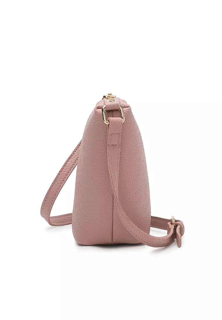 Women's Shoulder Sling Bag / Crossbody Bag - Pink