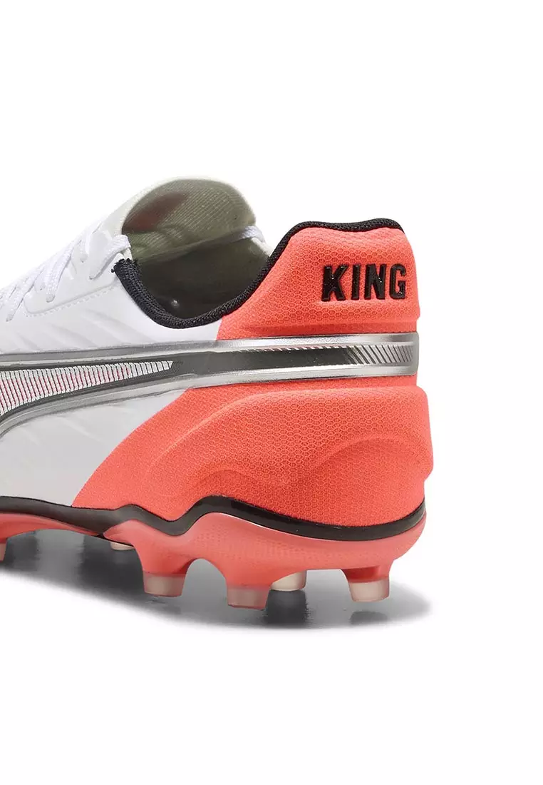 Unisex KING MATCH FG/AG Football Boots (White)
