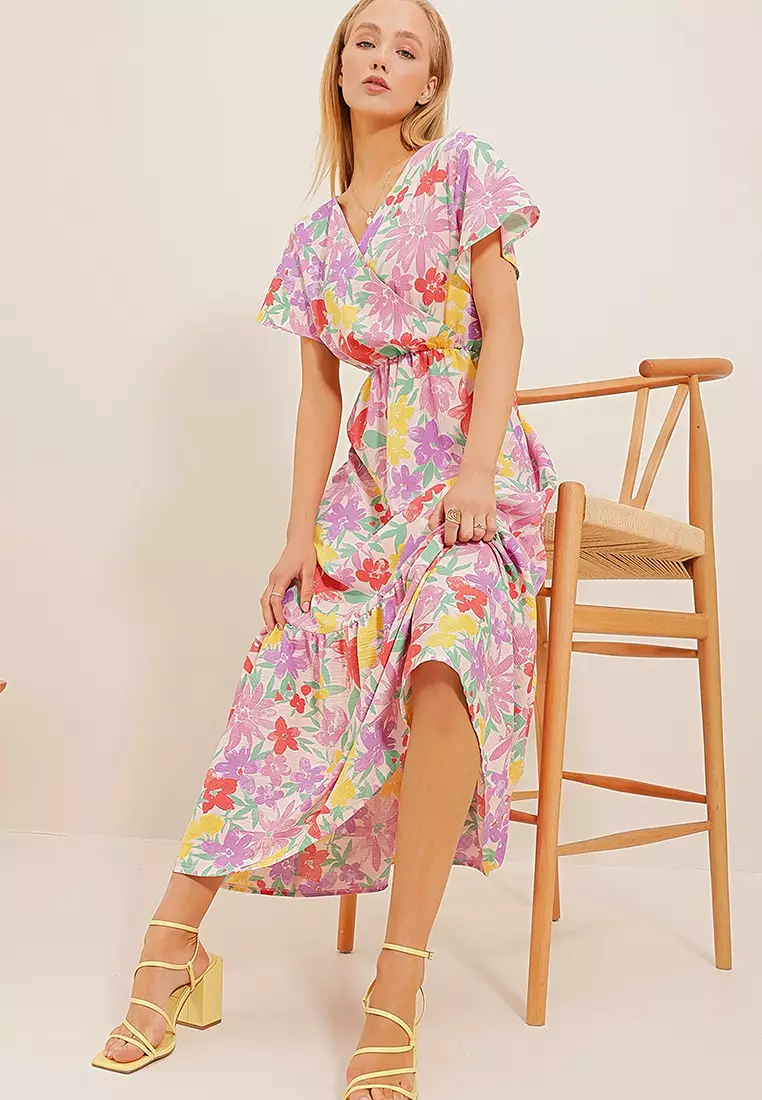 Flounce Cotton Dress