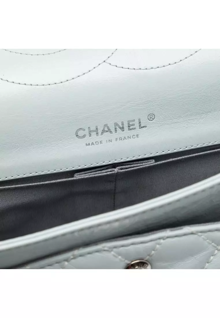 Pre-Loved Chanel Quilted Aged Calfskin Reissue 2.55 Double Flap 227