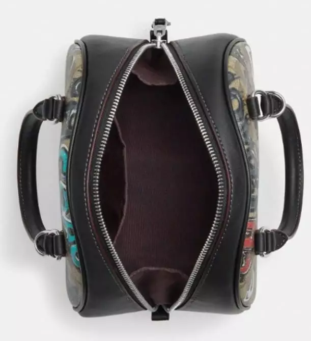 CM095 Signature Serf X Mint Sydney Satchel Khaki Multi