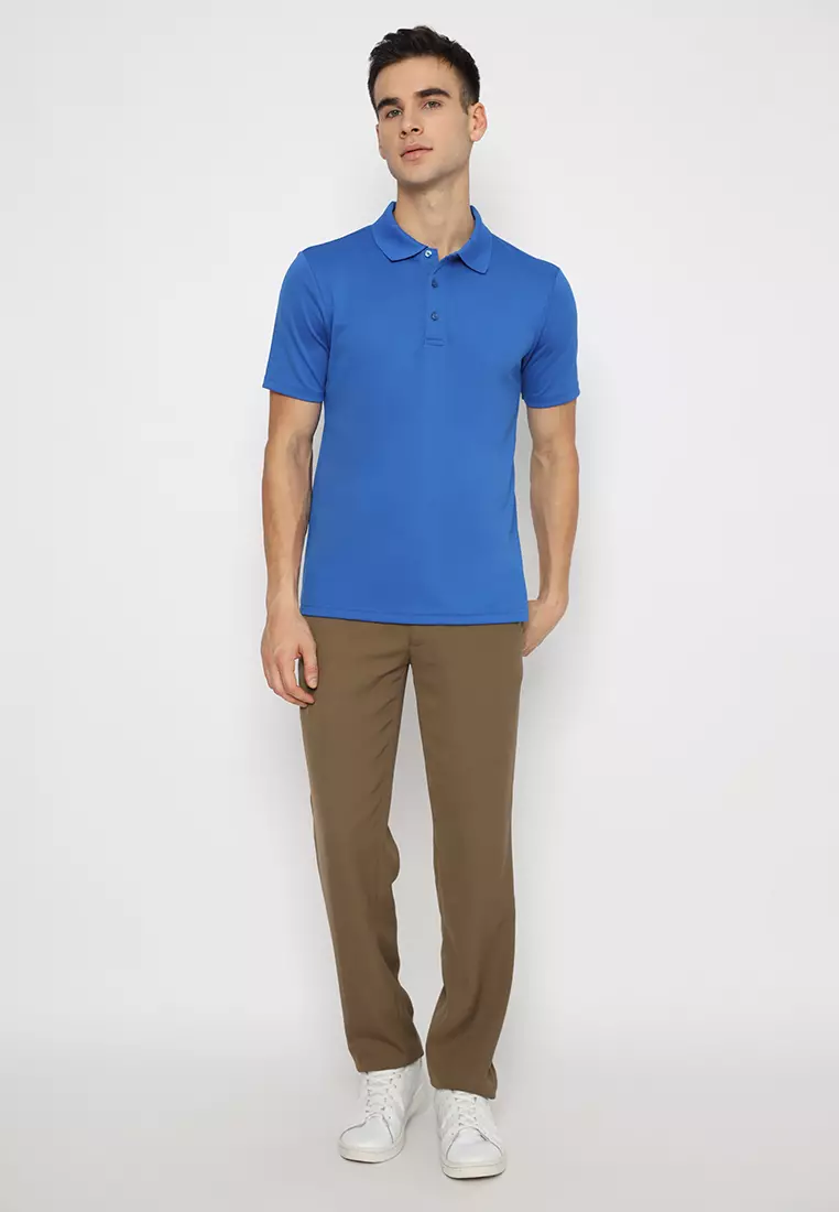 Jobb Candana Polo Shirt Pria Lengan Pendek Slim Fit Medium Blue