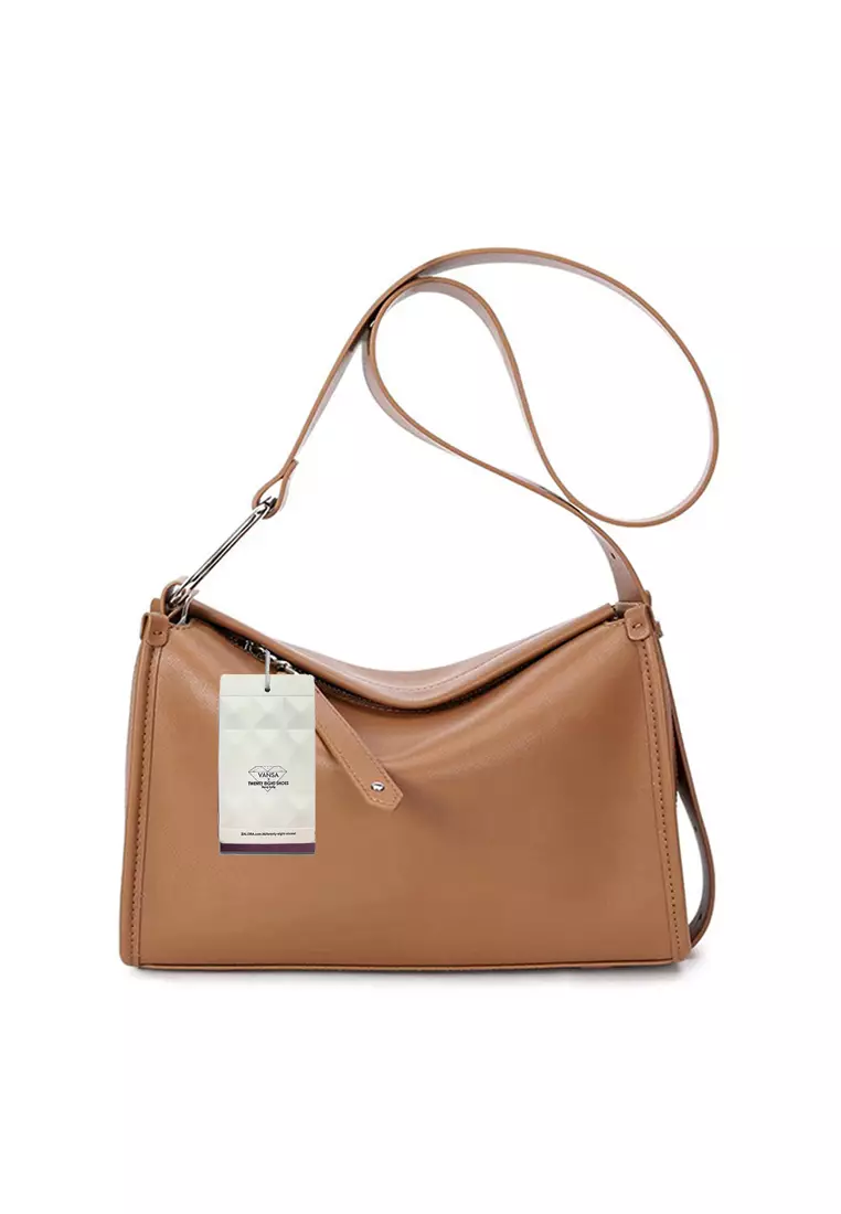 Zalora store leather bag