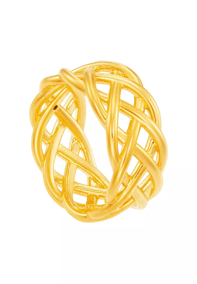 HABIB 999/24K Yellow Gold Ring WWGR1830524