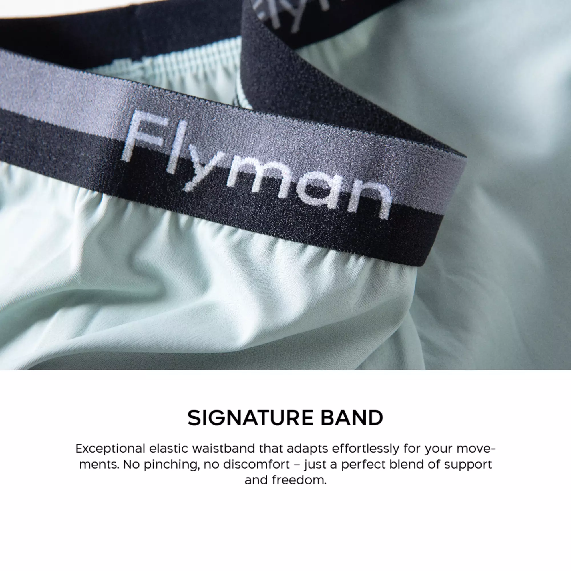 Flyman Ice Silk Boxer 1 pcs FM 3425 - Onyx