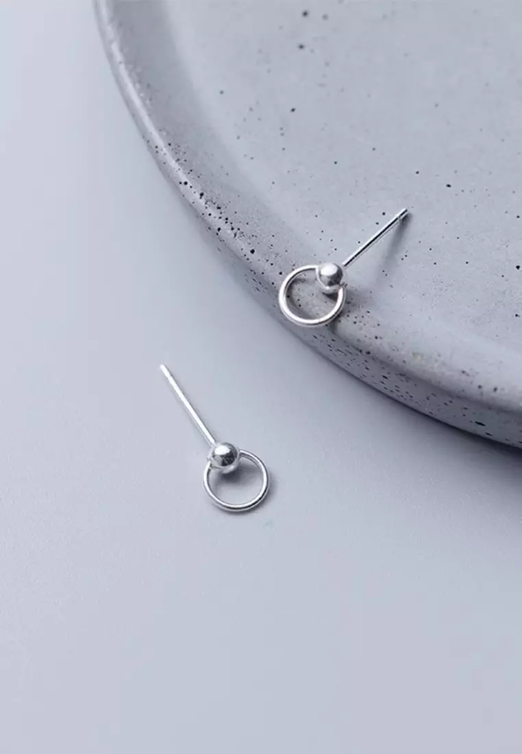 925 Silver Ring Earrings JW AR-E3014