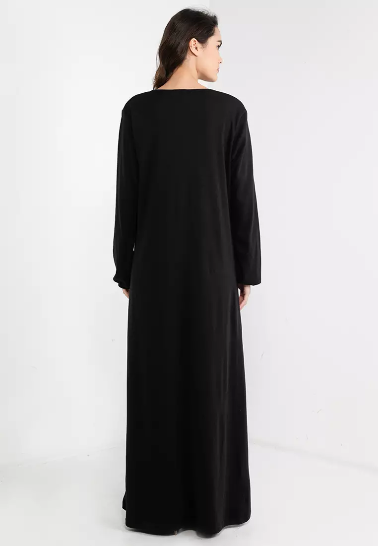 Zalora long sale dress muslimah