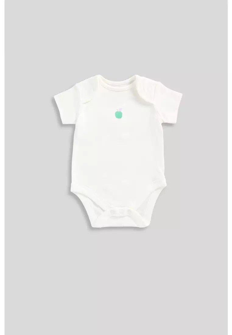 Garden Short-Sleeved Bodysuits - 5 Pack