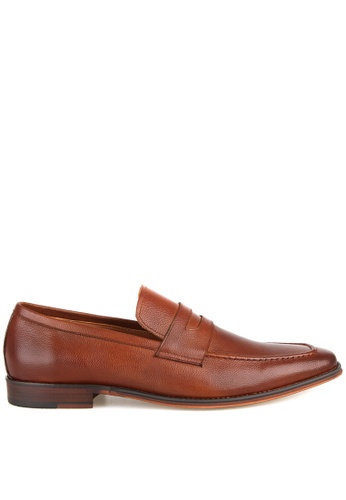 Buy Tomaz Tomaz F288 Formal Penny Loafers Brown Online Zalora