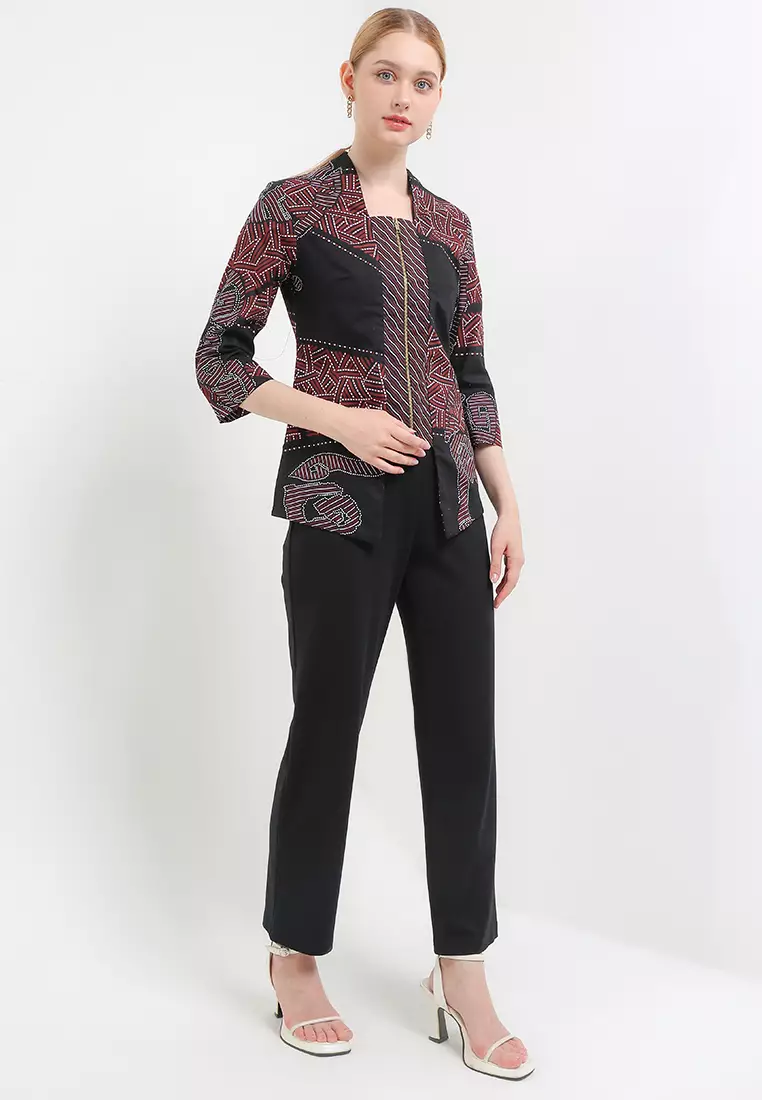 Blouse Batik Gelaran Titik Sewu