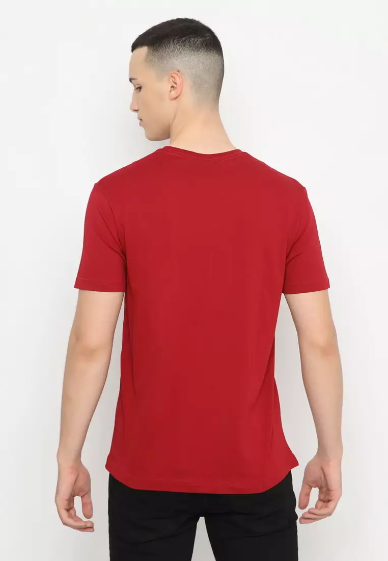 POLICE T-Shirt Cotton Combed Sablon Discharge Pria 2073180171