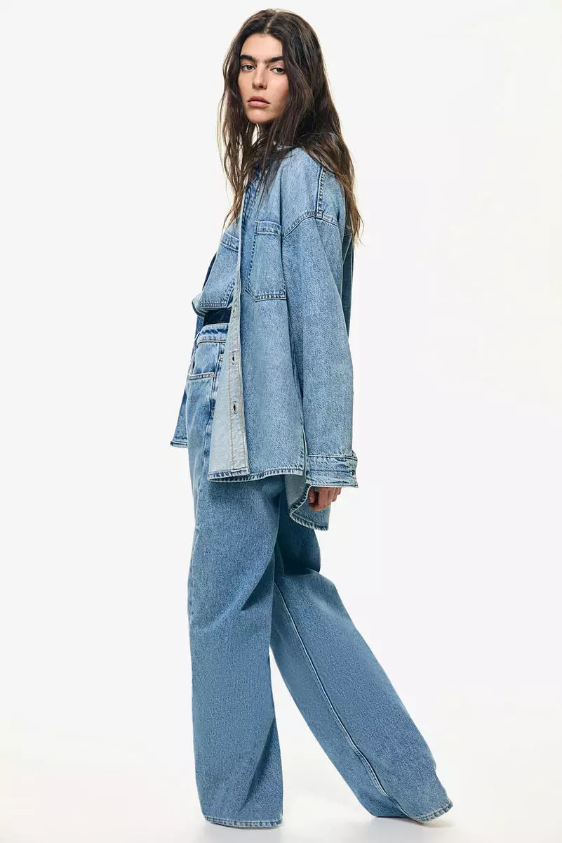 Feather Soft Oversized denim shirt