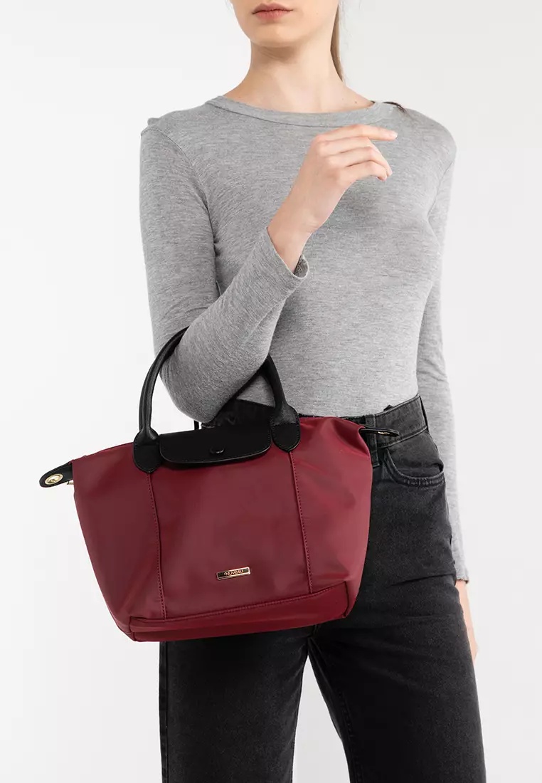 Premium Oxford Nylon Convertible Top Handle Bag
